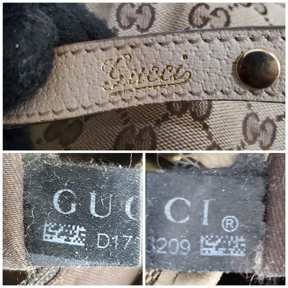 GUCCI Monogram Medium Abbey Shoulder Bag Off White - Picture 4 of 11